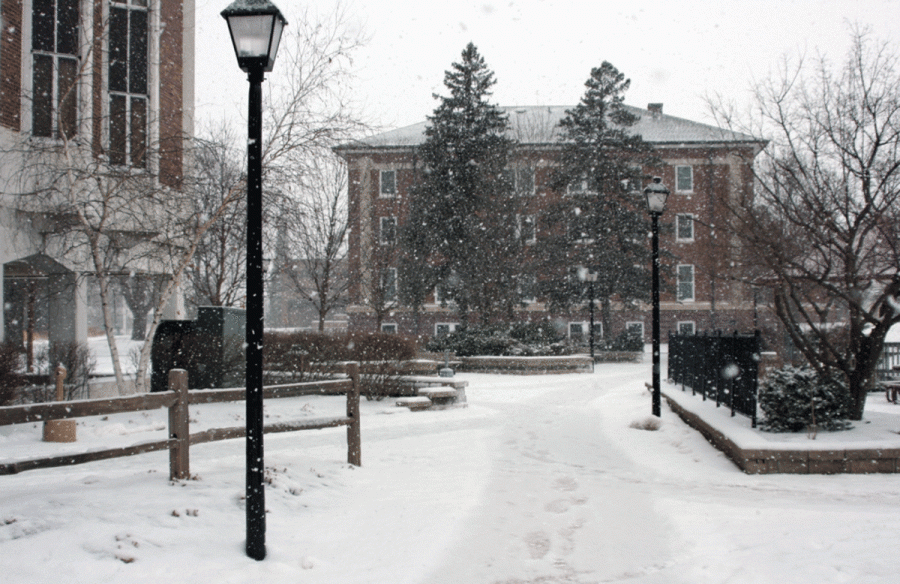WSC has seen snow several times over the last few weeks, but school has yet to be canceled by the college.