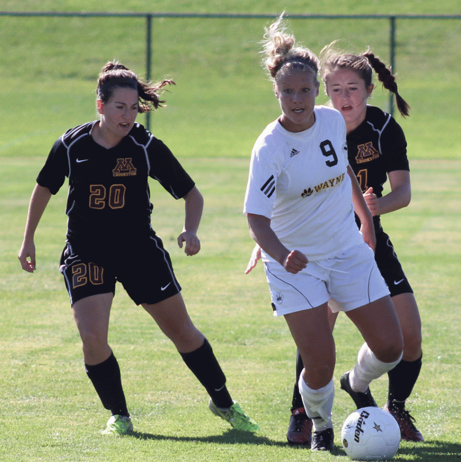 Josie Brown takes the ball down the field in a game last season. The Wildcats look to build on a 2-11-2 year.