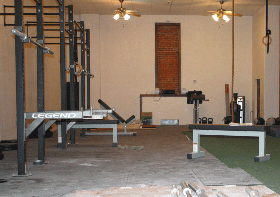 Construction is set to be finished on March 1 at the Body by Design gym on Main Street.