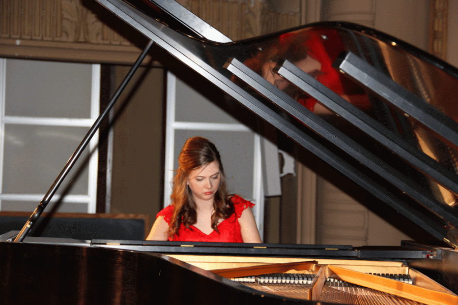Senior music major Miranda Musgrave presented her senior recital in Ley Theater last Saturday (March 28). A senior recital is the culmination of all of music students’ hard work and study, where they present material from years of lessons and showcase the talent and skills they’ve honed.