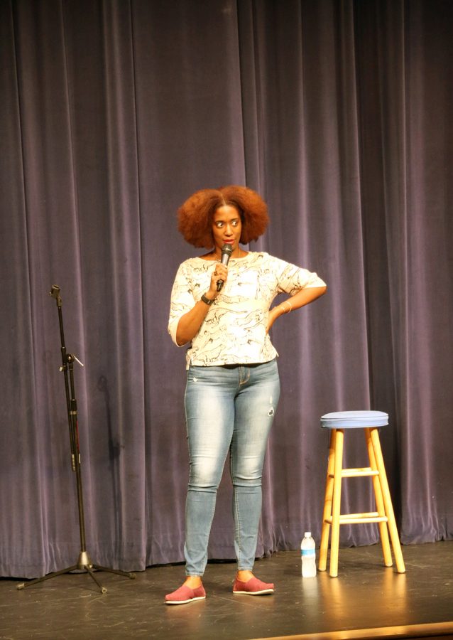 Chloe Hilliard, a Brooklyn comedian, came to campus last Friday  as a part of Comedy Corner, which was hosted by SAB.