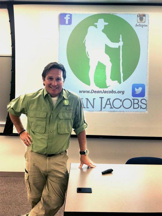Dean Jacobs, a WSC alumnus, came back to campus to share some of his experiences as a tour guide.