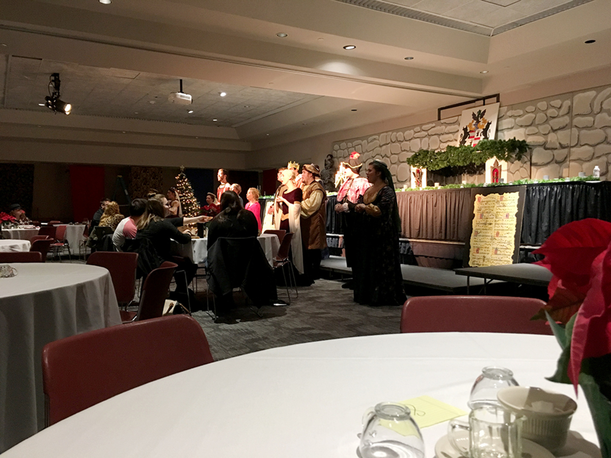 The 46th annual Madrigal Dinner, directed by Matthew Armstrong, took place this past weekend in the Kanter Student Center.