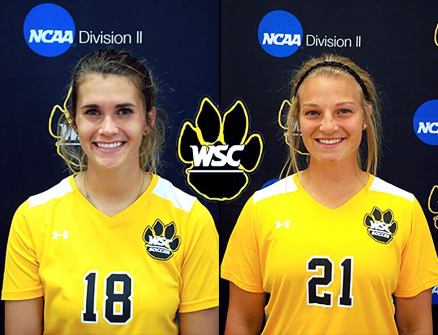 Seniors Christina Stassi and Natalie Rech are players listed to watch for the 2018 season. Photo courtesy of WSC.
