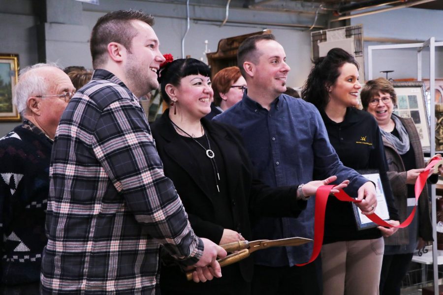 The Wayne community celebrated the opening of Rustic at Mineshaft with owners Mark Kanitz and Lukas Rix in a ribbon cutting ceremony this past Friday. 