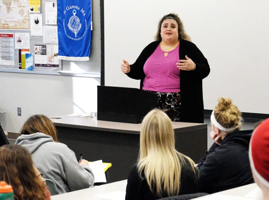 Tamara Nash, a Wayne State College alumna, shared her advice on how to succeed with students in a presentation on Feb. 20. Nash graduated from WSC in 2009 before continuing her education at University of South Dakota School of Law. She now serves as a United States attorney for the state of South Dakota.
