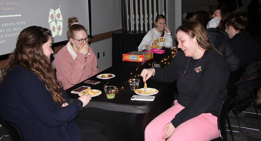 Casino Night was a source of fun and laughter for many WSC students, including the group pictured above. 