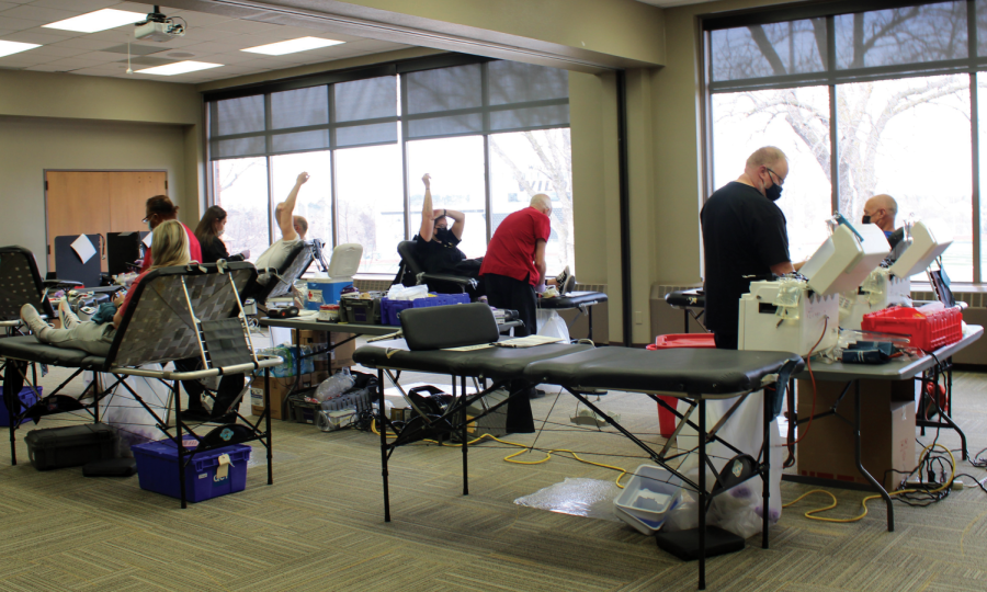 WSC Students give the gift of life at the blood drive on February 2, 2022.