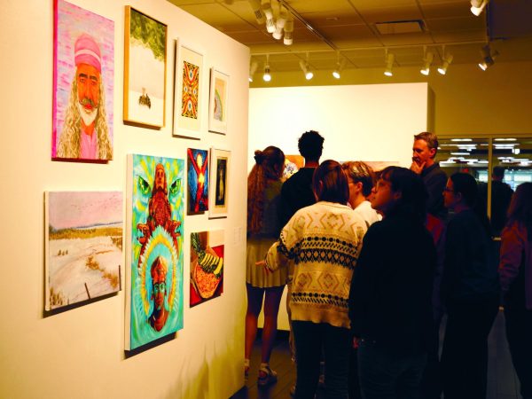 Crowded Spaces art exhibit embraces unity in variety with largest senior show