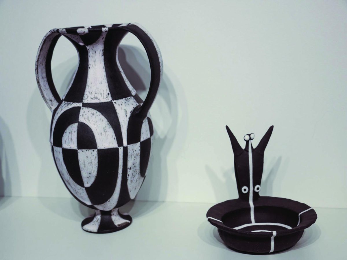 “Italian Studies” by Margaret Bohls in Nordstrand visual arts gallery.