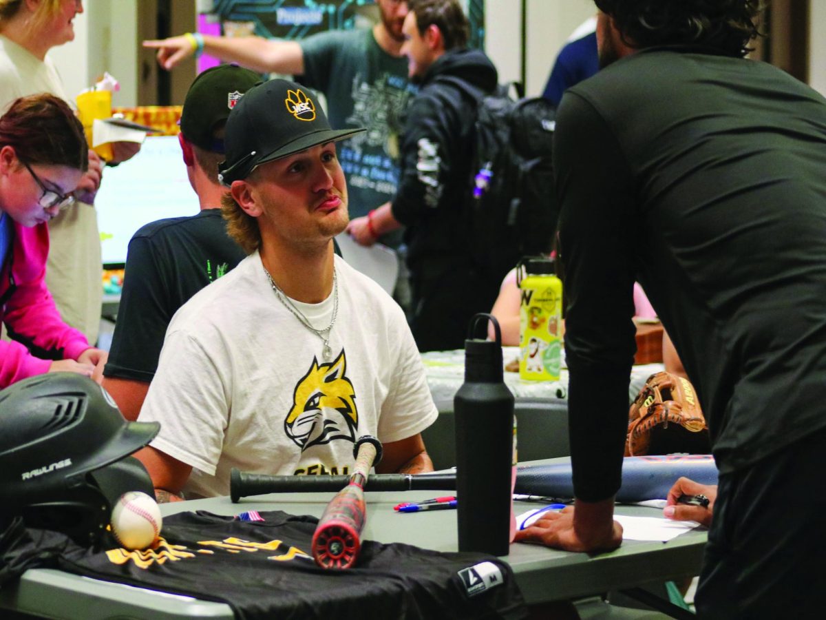 WSC students attend the club fair.