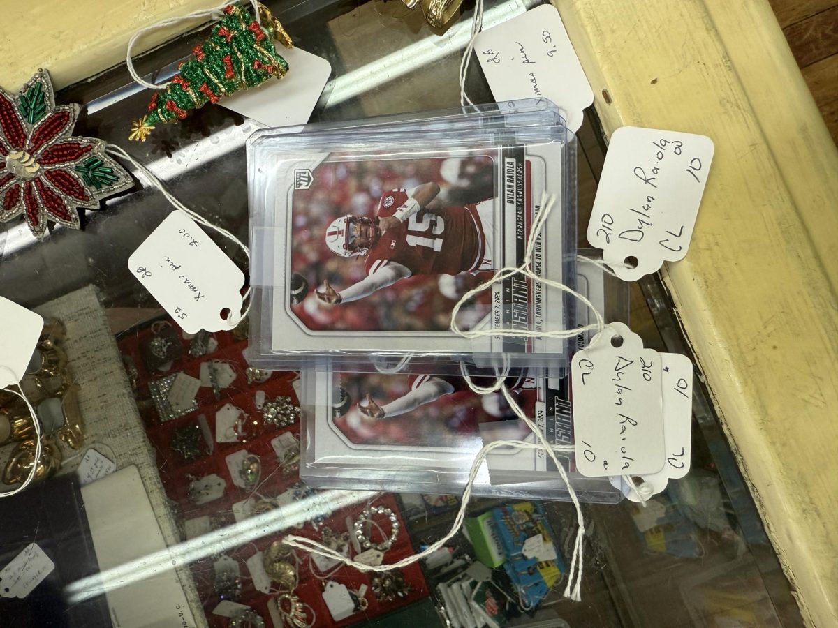 One of many collectable sports cards for sale at Nana’s This & That in Wayne, NE.