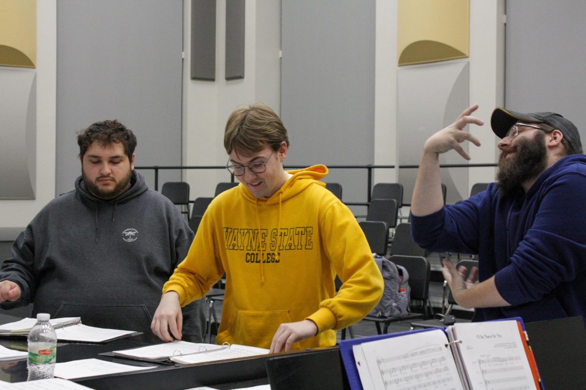 Left to right: Jonah Felix, Riley Gausman, and Simon Javorsky.