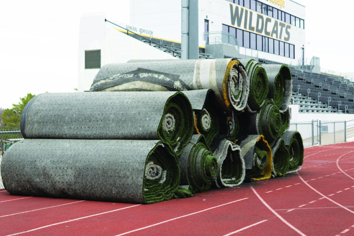 Construction begins on the WSC track and football field.