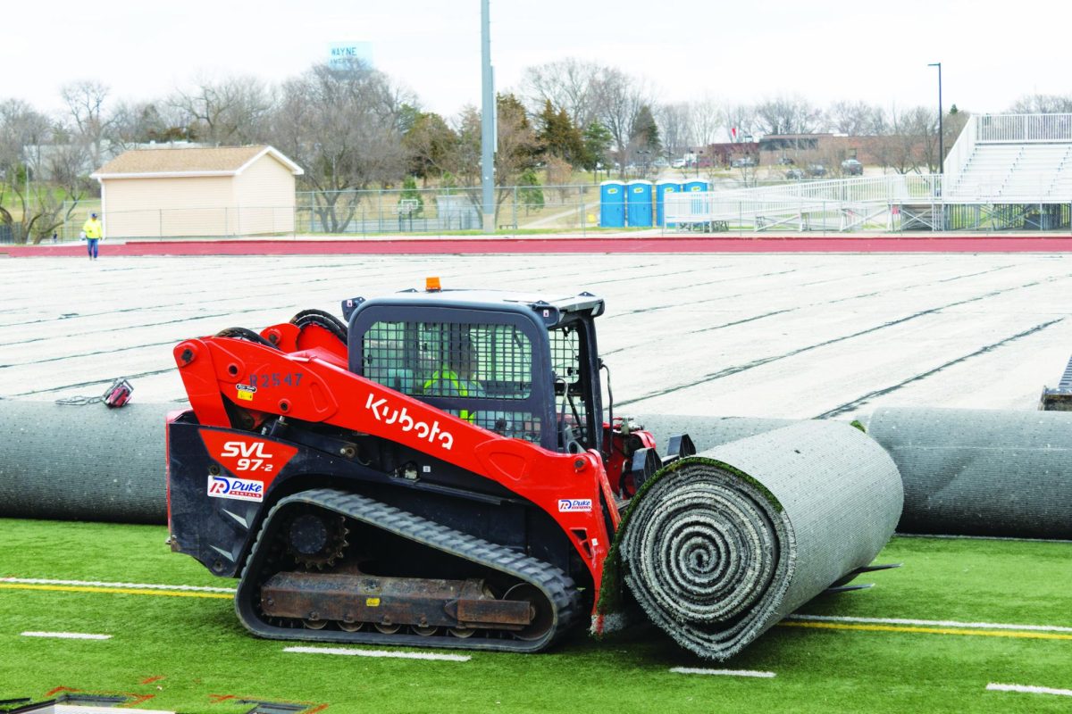 Construction begins on the WSC track and football field.