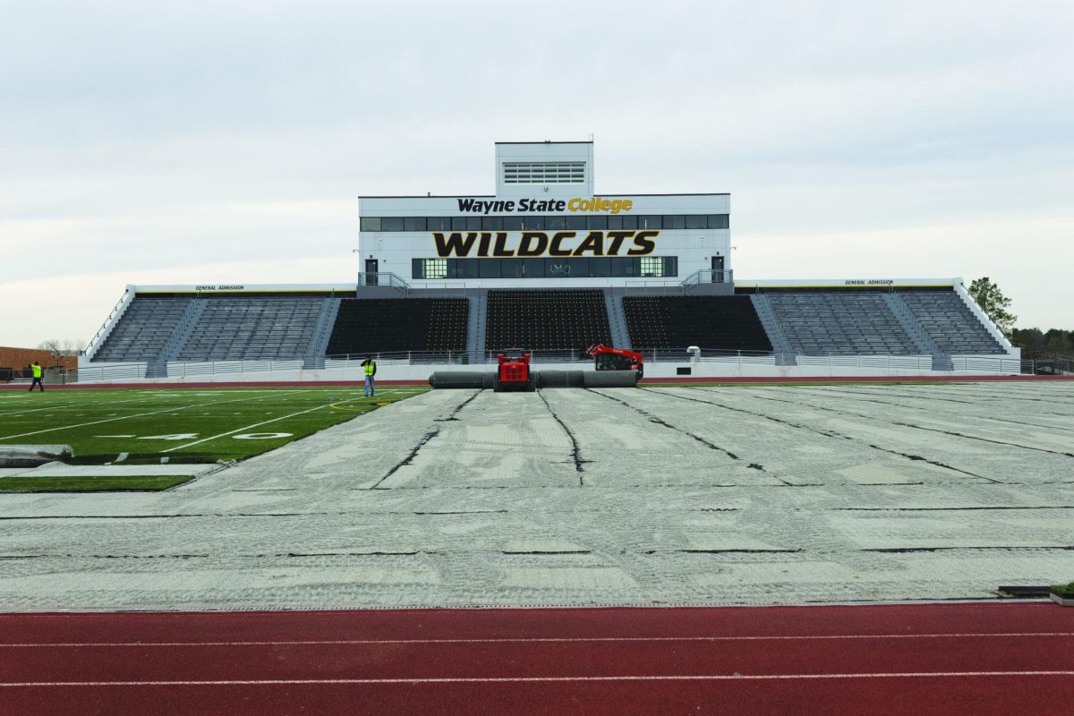 Construction begins on the WSC track and football field.